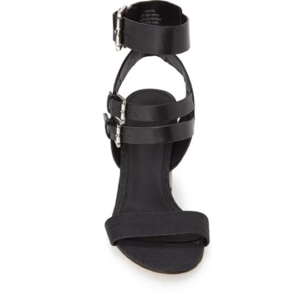 Marc Fisher Black Strappy Sandals - Picture 2 of 10